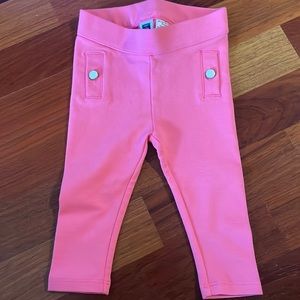 Janie and Jack dark pink pants.